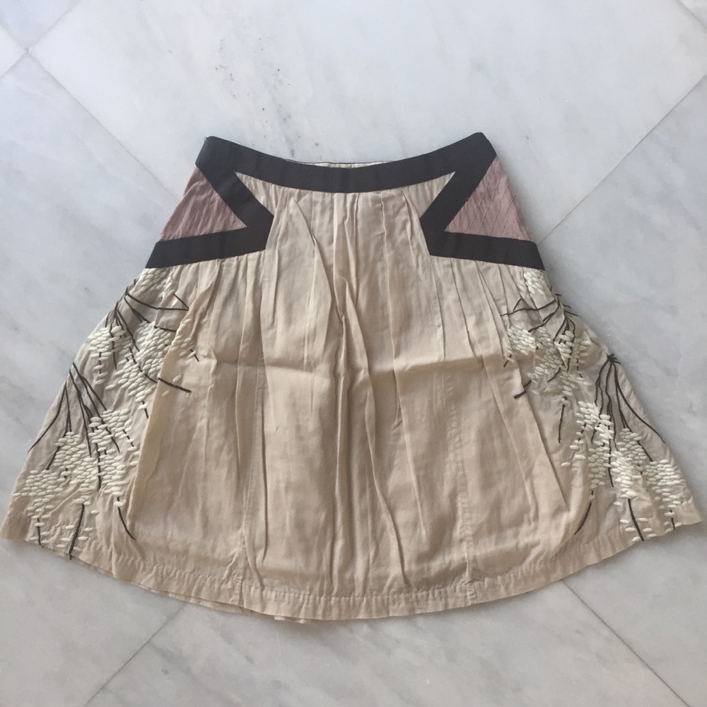 Floreat embroidered skirt